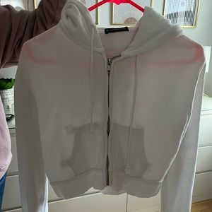 Brandy Melville cropped zip up